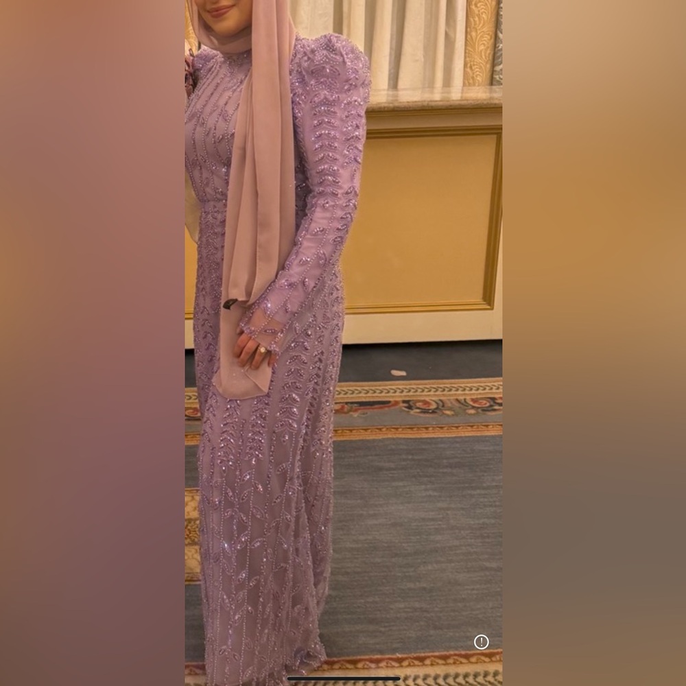 Elegant Purple Gown